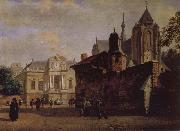 Jan van der Heyden Baroque palaces and the Cathedral Sweden oil painting artist